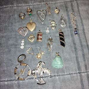 Real Gold And Silver Pendents